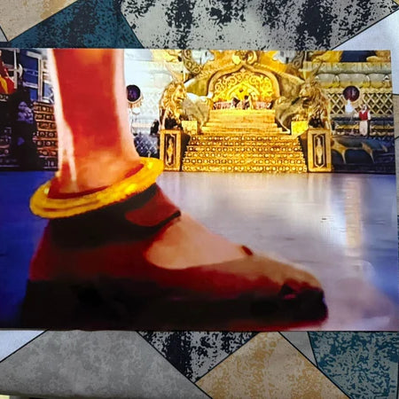 Angad’s Divine Foot Blessing Portrait